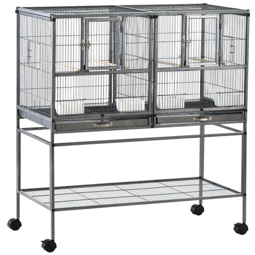 Large Metal Bird Cage for Parakeet, Canaries, Cockatiels